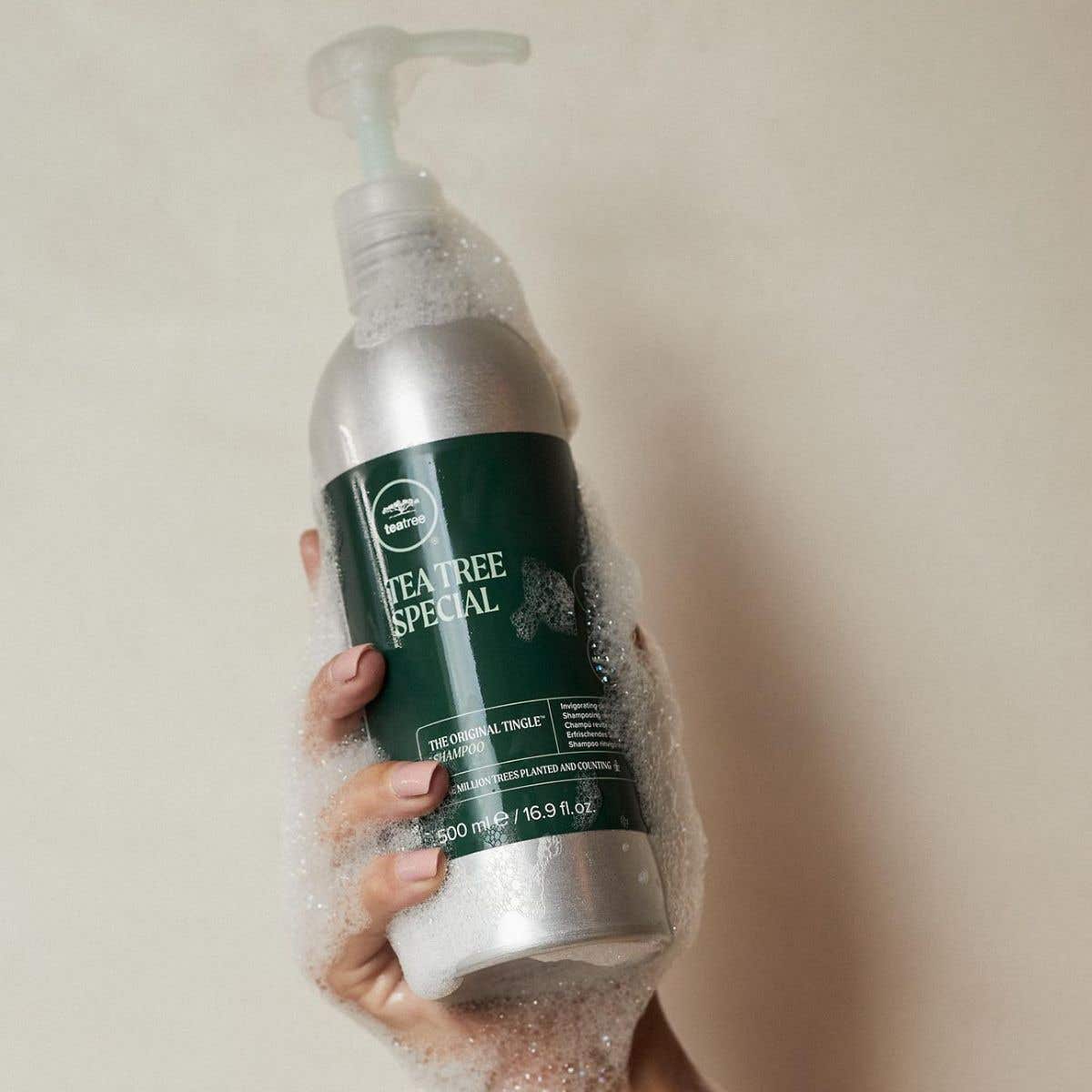 Tea Tree Special Shampoo Aluminum Bottle - Image 7