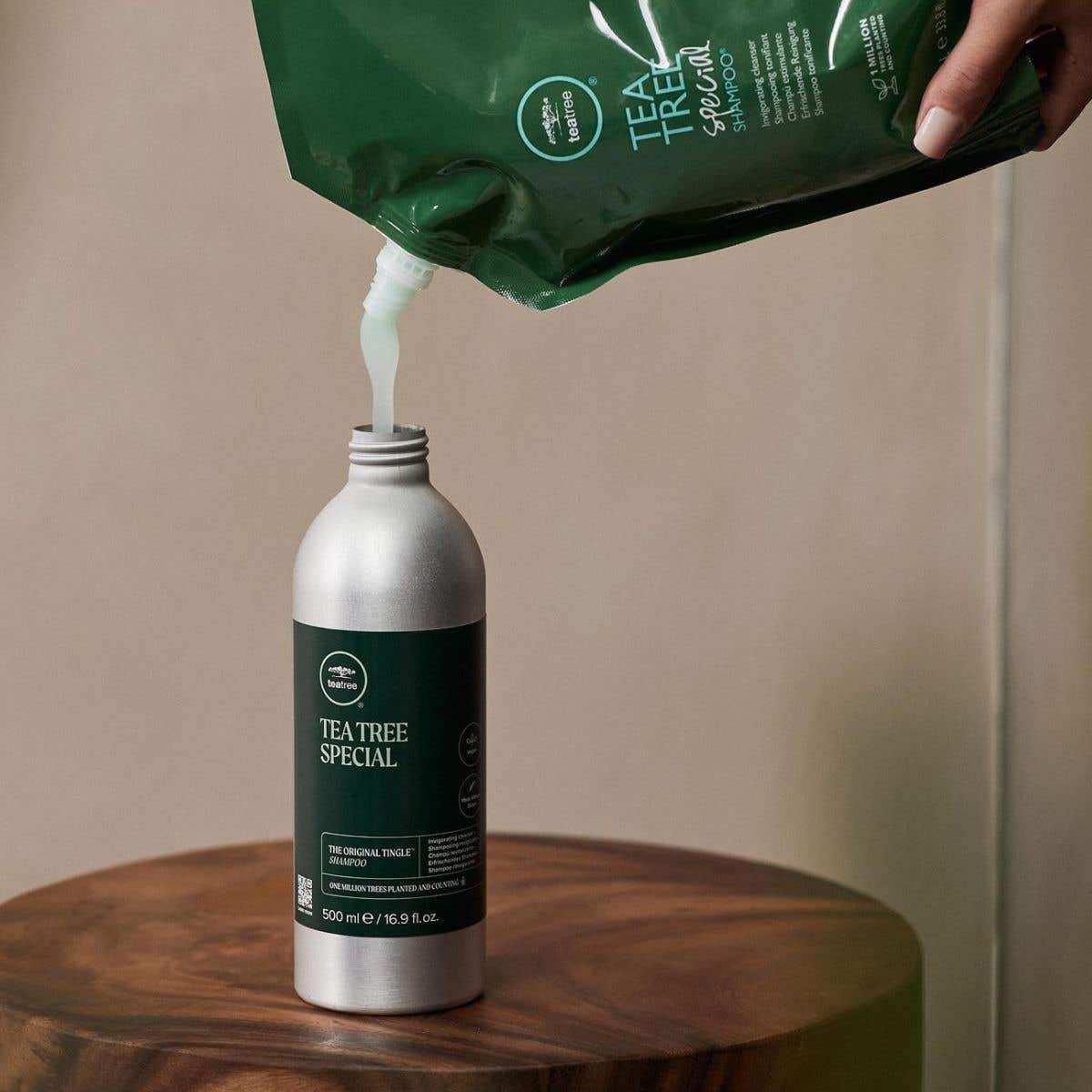Tea Tree Special Shampoo Aluminum Bottle - Image 6