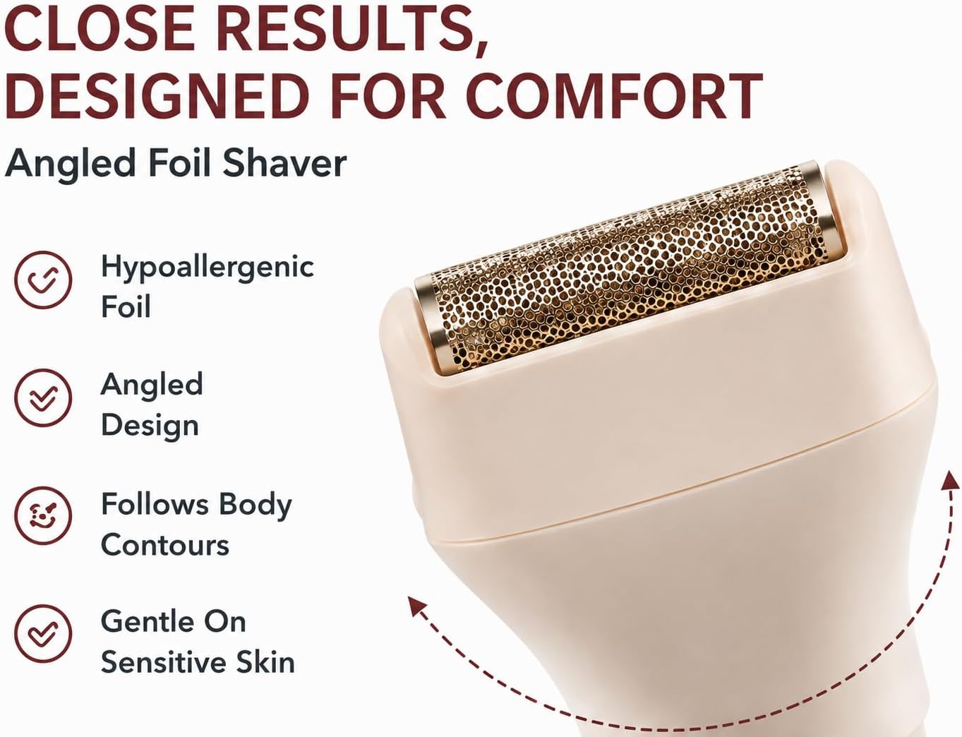 Remington Smooth & Silky Body & Bikini Kit. Cordless Bikini Trimmer and Shaver for Women. Waterproof for Grooming in the Shower. Beige - Image 4