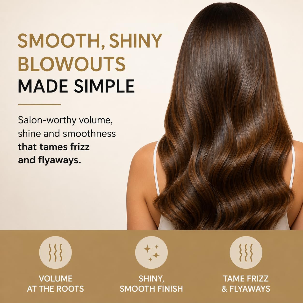 Remington Shine Therapy Hair Dryer Brush 2.4 Oval Hot Air Brush Keratin Argan Oil Ionic Anti-Frizz Ceramic Volumizer 1100W Blowout Styler for Smooth Frizz-Free Salon Hair - Image 6