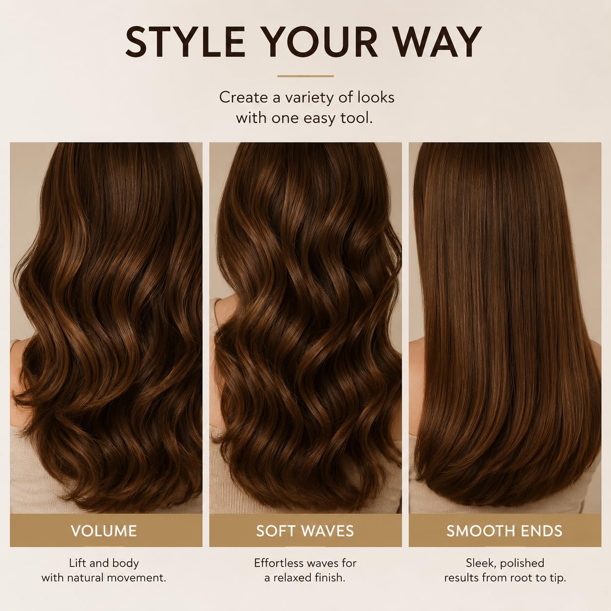 Remington Shine Therapy 1.75 Thermal Styling Brush. Ionic Ceramic Barrel with Argan Oil & Keratin Infusion. Anti-Frizz Volumizing Hair Styler. 5 Digital Heat Settings 300–420°F - Image 7