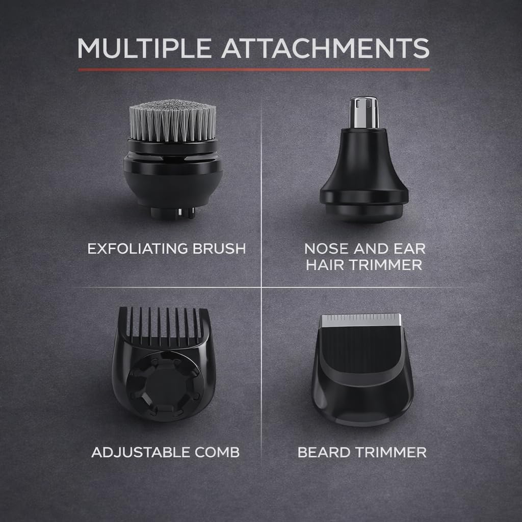Remington Balder 3 Head Shaver for Men. Dual-Track Rotary System - Image 4