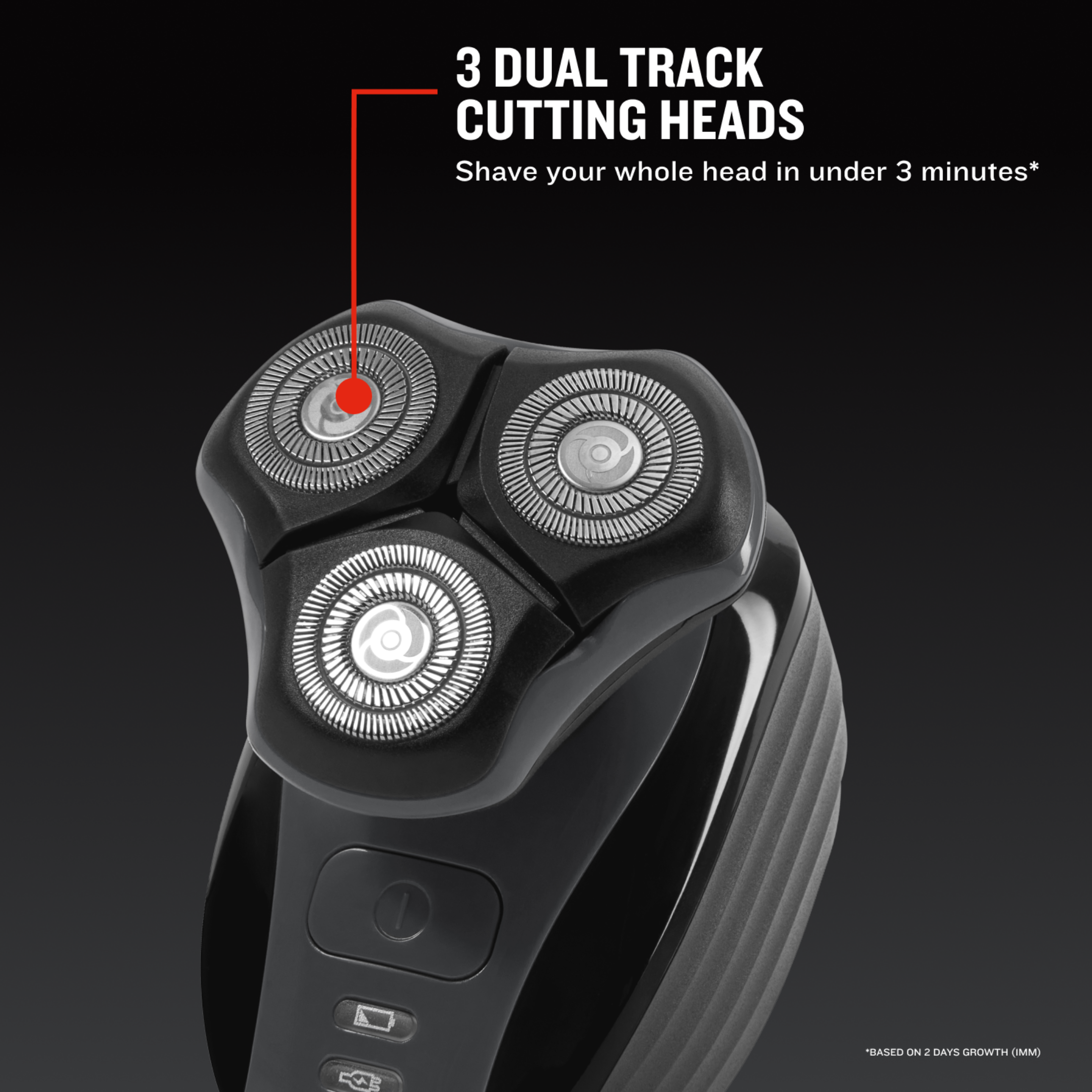 Remington Balder 3 Head Shaver for Men. Dual-Track Rotary System - Image 7
