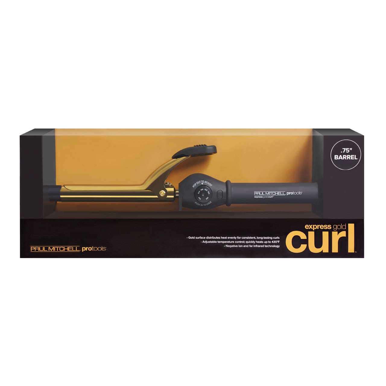 Express Gold Curl Titanium Spring Curling Iron - Image 4