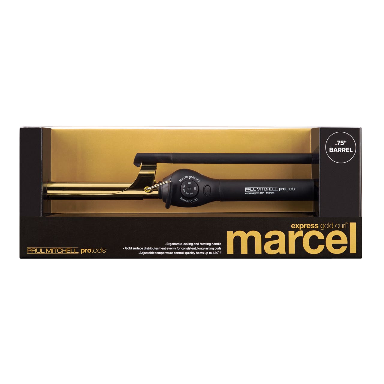 Express Gold Curl Marcel Titanium Curling Iron - Image 5